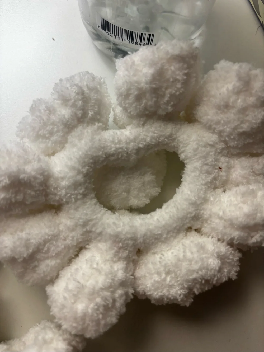 Crocheted scrunchies
